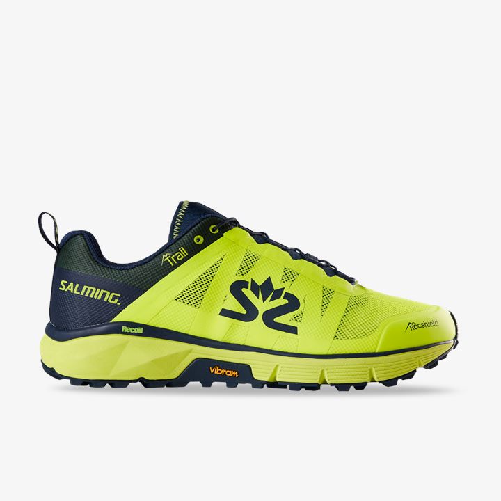 Salming Trail 6 Shoe Tekaški Čevlji Moška Rumene Temno Modre | T9329N8I