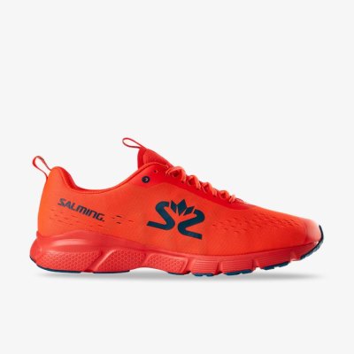 Salming enRoute 3 Shoe Tekaški Čevlji Moška Oranžne Modre | UVSH9R0F